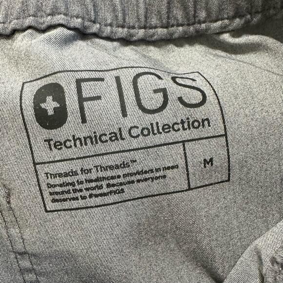 Figs Cairo Cargo Scrub Pants TM3001 Mens‎ Size M Gray Technical Collection Medic - Picture 7 of 7